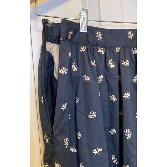 Hill House Home The Krista Skirt, Autumn Paisley Black Jacquard, XS, NWT - Picture 6 of 15